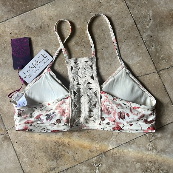 L Space by Monica Wise bra crochet back NWT. Large - Picture 16 of 16
